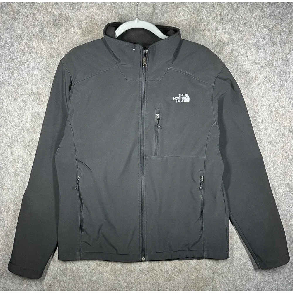 The North Face Apex Bionic WindWall Softshell Jacket Mens Large Black